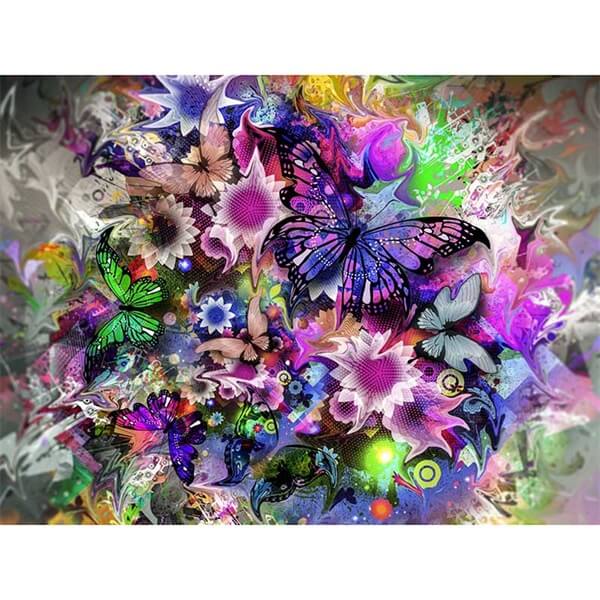 Diamond Painting Floral Butterfly Painting - OLOEE