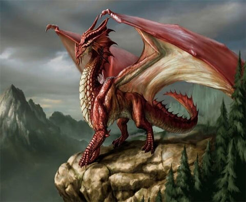 Diamond Painting Mythical Dragon - OLOEE