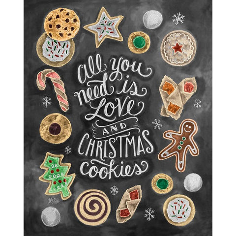 Diamond Painting Christmas Cookie and Love - OLOEE