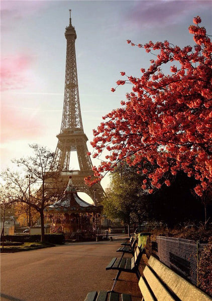 Diamond Painting Love Eiffel Tower - OLOEE