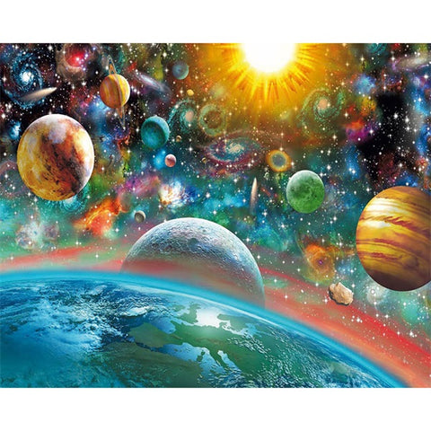 Diamond Painting Space Planets - OLOEE