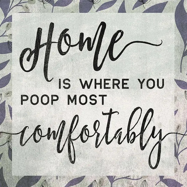 Home Is Where You Poop Most Comfortably