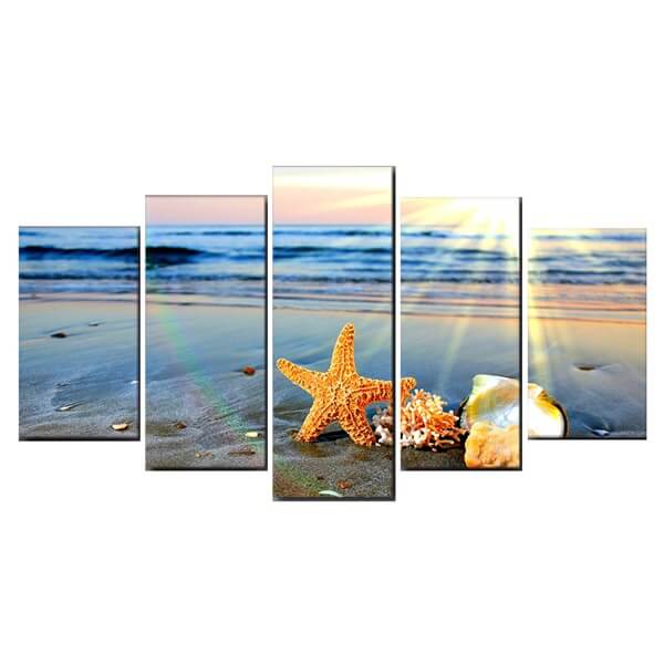 Beach Rainbow Landscape, 5D Diamond Painting Kits