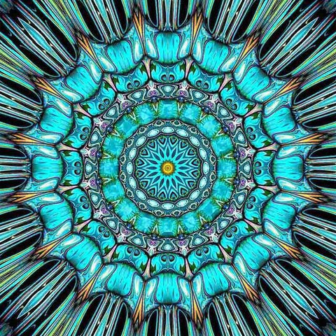 Diamond Painting Blue Mandala Art - OLOEE