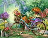 Diamond Painting Bicycle In Garden - OLOEE