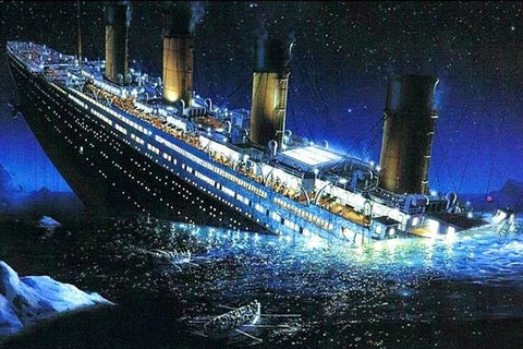 Diamond Painting Sinking Titanic - OLOEE