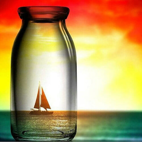 Diamond Painting Sail Bottle - OLOEE