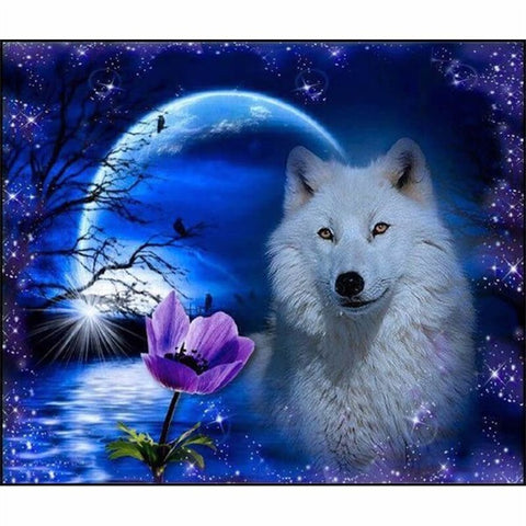 Diamond Painting White Wolf - OLOEE