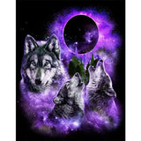 Wolves Mystical Night