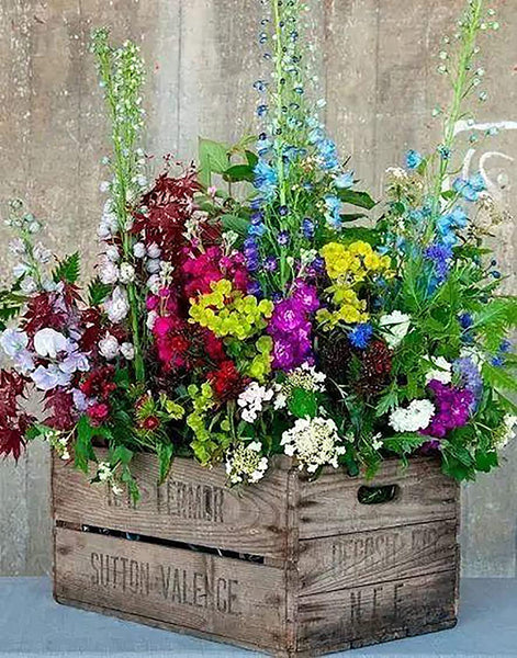 Wood Flower Vase