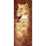 Diamond Painting Maternal Lions Mom And Baby - OLOEE