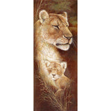 Diamond Painting Lion Maternal Love - OLOEE