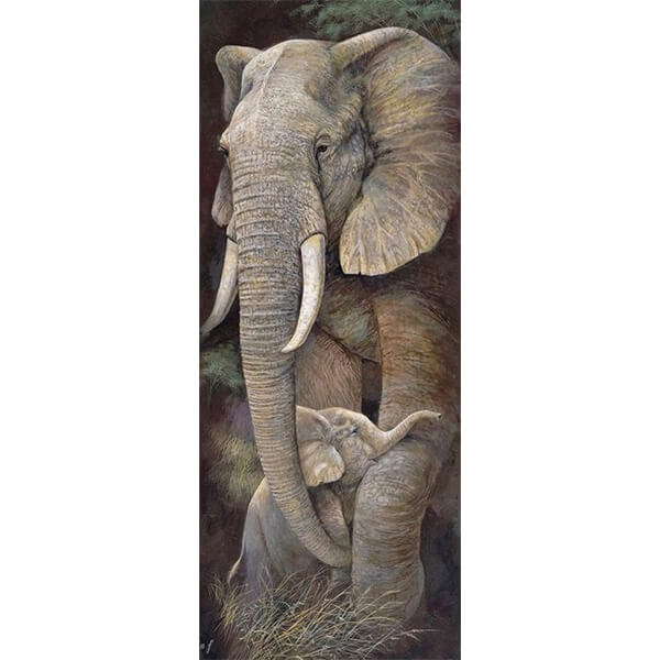 Diamond Painting Elephant Maternal Love - OLOEE