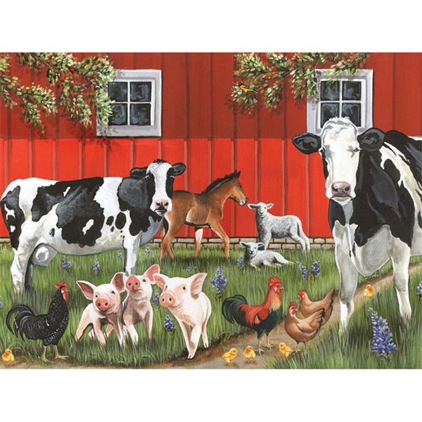 DIY 5D Diamond Painting Cow Horse Chicken Cross Stitch Kit Farm