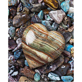 Diamond Painting Beach Heart Stone - OLOEE