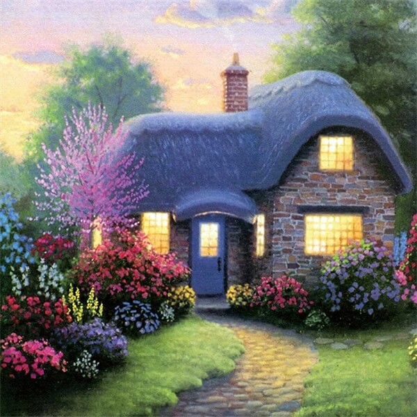 Diamond Painting Forest Cottage - OLOEE