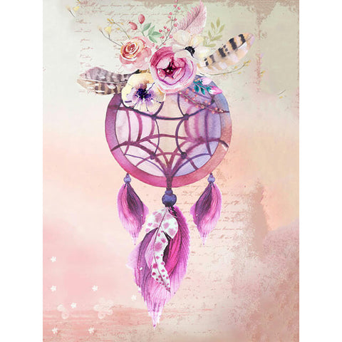 Diamond Painting Floral Dream Catcher - OLOEE