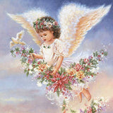 Diamond Painting Flowers Angel Pictures - OLOEE