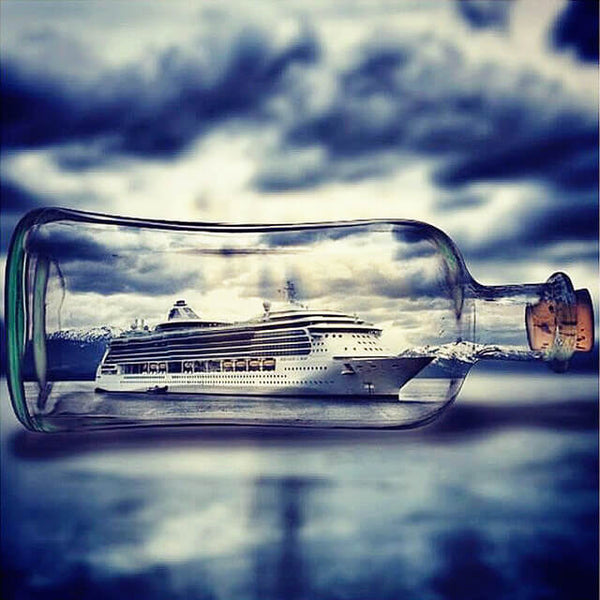 Diamond Painting Ship In Bottle - OLOEE
