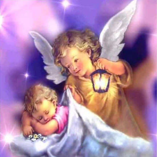 Diamond Painting Two Baby Angels - OLOEE