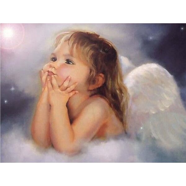 Diamond Painting Little Angel Girl - OLOEE