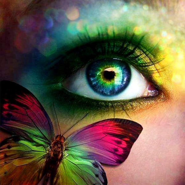 Diamond Painting Butterfly Eye - OLOEE