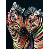 Diamond Painting 2 Zebras - OLOEE