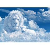 Clouds Lion Lamb