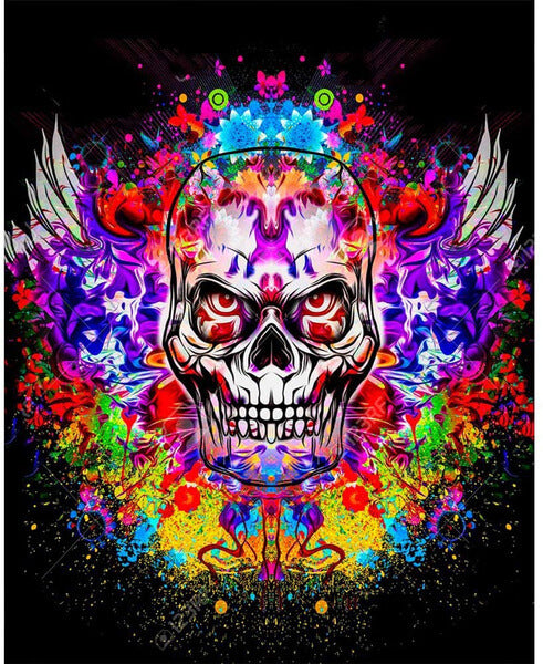 Colorful Evil Skull