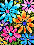 Colorful Flowers Painting