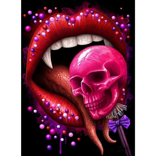 Vampire Candy Skull