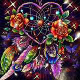 Floral Heart Dreamcatcher