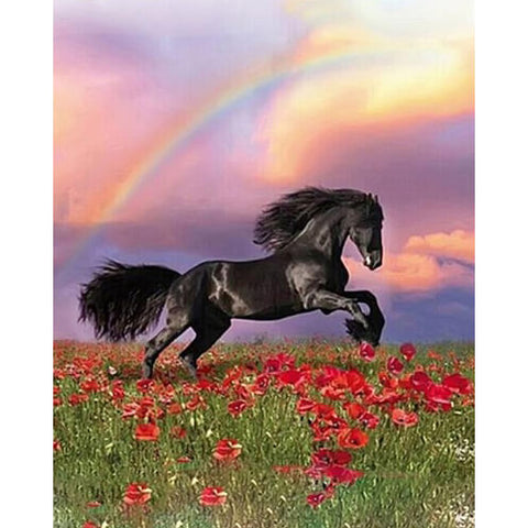 Diamond Painting Rainbow Horse - OLOEE