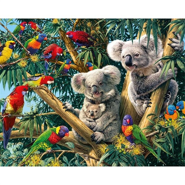 Diamond Painting Koala Bear Family - OLOEE
