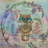 Diamond Painting Blue Eyes Owl - OLOEE