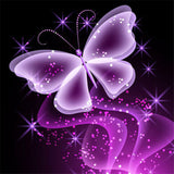 Diamond Painting Purple Butterfly - OLOEE