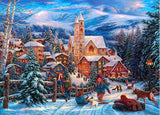 Diamond Painting Winter Fun Village - OLOEE